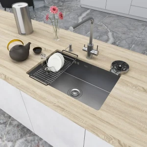 Zlew kuchenny ze stali nierdzewnej podwieszany Nett NS-6845