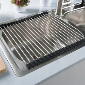 Ociekacz/Suszarka mata na zlew ze stali inox 47x33 cm Nett K-19(47)
