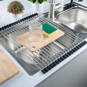 Ociekacz/Suszarka mata na zlew ze stali inox 37x33 cm Nett K-19(37)